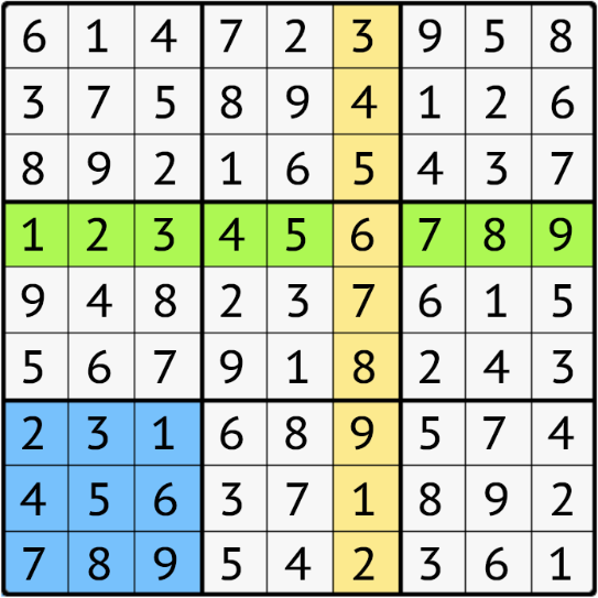 color sudoku rules
